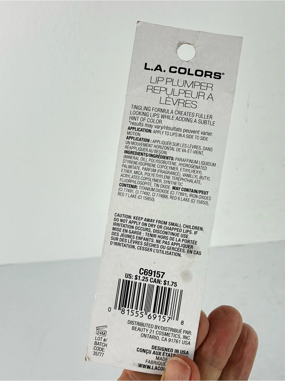 Joah and LA Colors Bundle of 5 NIP Lip Gloss & Lip Plumper